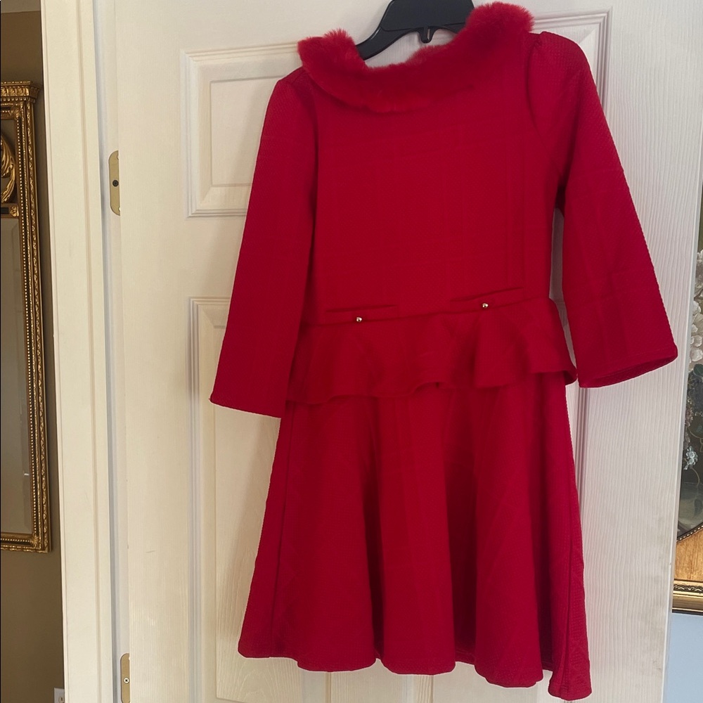 Janie and Jack Elegant Scarlet Dress